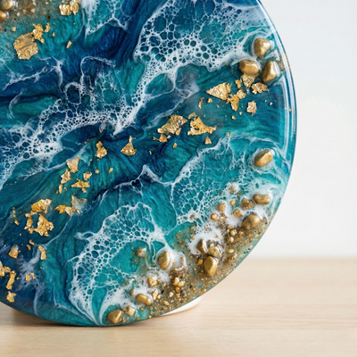 Ocean-Themed Resin Art
