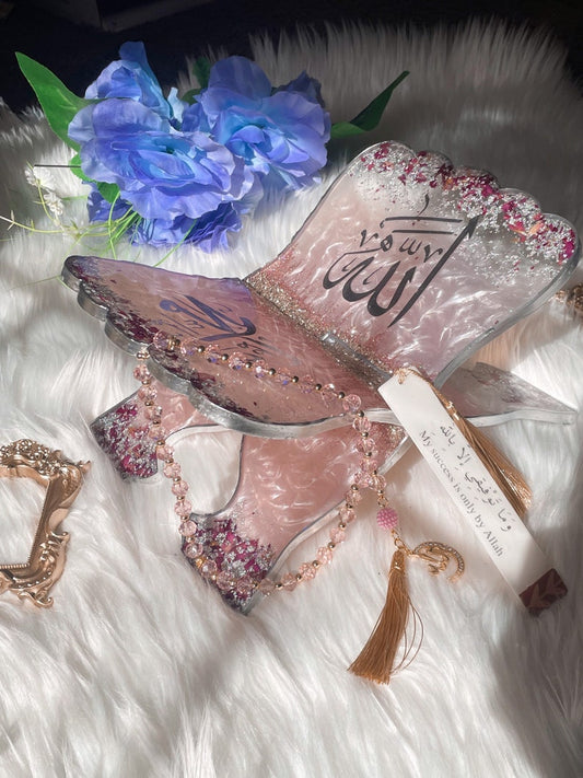 Pink Quran Book Holder Resin (Rehal)