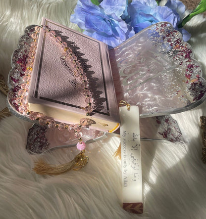 Pink Quran Book Holder Resin (Rehal)