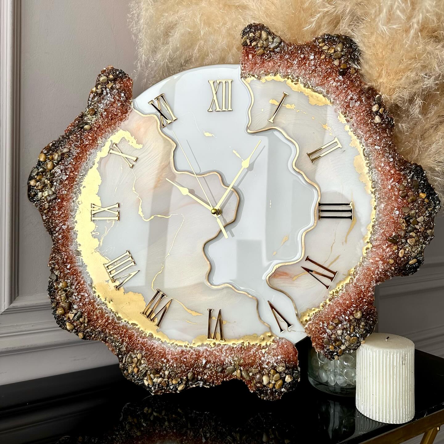 Wall sale resin clock